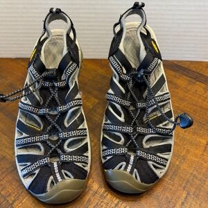 Keen Whisper Waterproof Hiking Sandals Black Neutral Womens 7 1008448